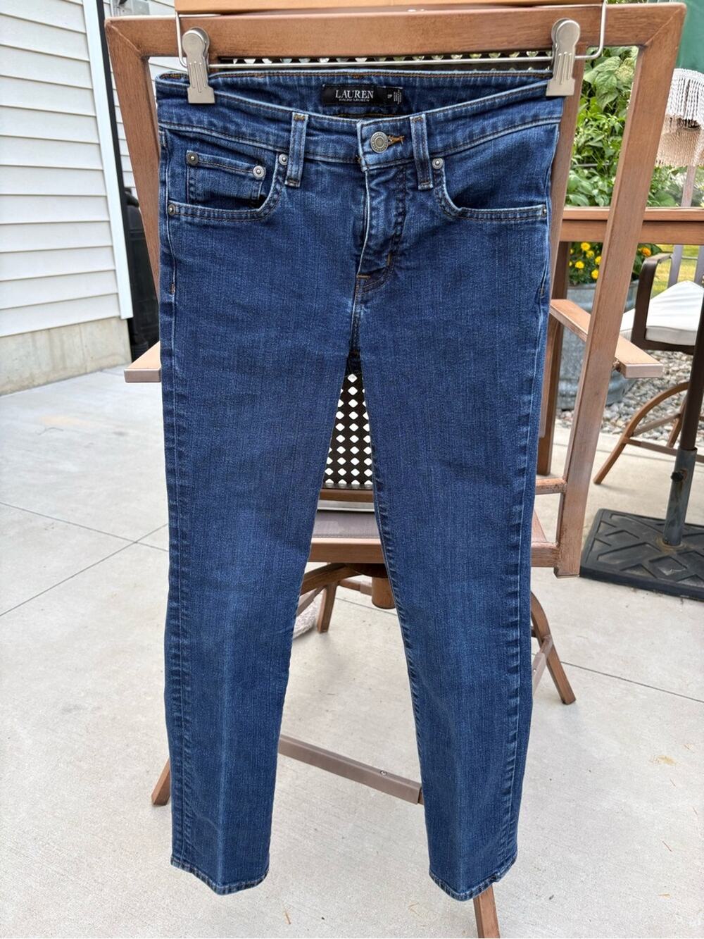 Women’s Lauren Ralph Lauren Dark Blue Women's Jeans. Size 2P length 29